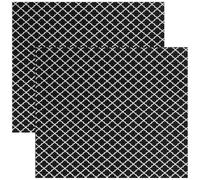 Dessus De Lave-Linge Et De SèChe-Linge 2Pcs Washer and Dryer Top Cover 60x65cm Non Slip Washer Top Protector Mat Wear Resistant Dryer Top Protector Mat Pour Machine à Laver(Black)