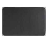 Dessus De Lave-Linge Et De SèChe-Linge Washing Machine Mat Cover Kitchen Drain Pad Solid Color Table Mats Dryer Top Protector Rug Non Slip Bath Mat Pour Machine à Laver(Black,L)