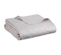 Dessus de lit 2 taies ""Arabesque"" beige 260x240cm - Atmosphera createur d'interieur