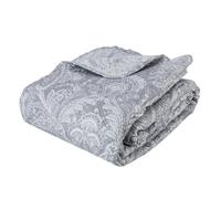 Dessus de Lit & 2 Taies "Marie" 240x260cm Gris Clair
