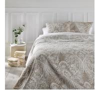 Dessus de lit 260 x 240 cm + 2 Taies 60 x 60 cm ""Marie"" Atmosphera - Lin