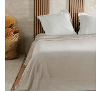 Dessus De Lit En Polyester Marron 240x260 Cm