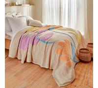 Dessus de Lit "Fleurs Sauvages" 240x260cm Multicolore
