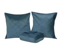 Dessus de lit Lilou bleu egéen 260x240cm - Atmosphera createur d'interieur