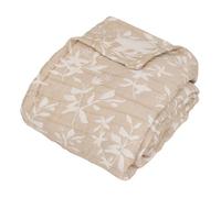 Atmosphera – Dessus de lit Nuvia Fleur matelassé beige lin 240x260 cm