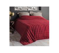 Dessus de Lit ""Paloma"" - Taille: 230x250cm - Coloris: Rouge