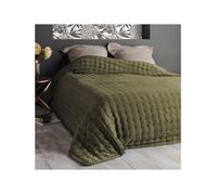 Dessus de Lit ""Paloma"" - Taille: 250x260cm - Coloris: Vert kaki