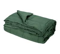 Dessus de lit polyester microfibre 220x240 cm LAZY vert argile