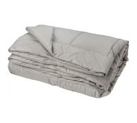 Dessus de lit polyester microfibre 240x260 cm LAZY beige galet