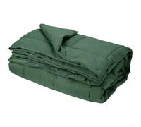 Dessus de lit polyester microfibre 240x260 cm LAZY vert argile