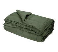 Dessus de lit polyester microfibre 260x240 cm LAZY vert argile