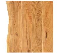 Vidaxl Dessus De Meuble-Lavabo De Salle De Bain Acacia 58x52x2,5 Cm