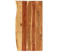 Dessus de meuble-lavabo - vidaXL - Acacia - 100x52 cm - Bord vivant - Poli, peint, laqué