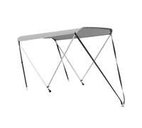 Dessus De Remplacement Bimini en Toile De Qualité Supérieure À 4 Nœuds - 160 X 120 X 110 Cm, Dimensions du Produit, Tissu Oxford Crypté, Poteau en D'aluminium | Équipement Universel De Canoë D