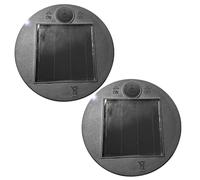 Dessus de remplacement de lumière solaire avec guirlande lumineuse 2, 76 pouces, unités solaires remplacement, pièces LED blanc froid à monter soi-même pour lanterne, arrosoir