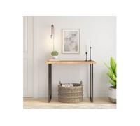 vidaXL Dessus de table rectangulaire 100×40×2,5 cm Bois massif acacia multicolore