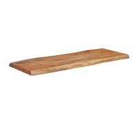 vidaXL Dessus de table rectangulaire 100×40×2,5 cm bois massif acacia Multicolore