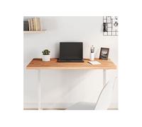 vidaXL Dessus de table rectangulaire 100x50x2,5 cm en bois massif de hêtre multicolore