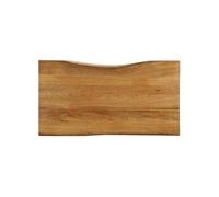 Dessus de table 100x60x2,5 cm bord vivant bois massif manguier