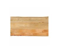 vidaXL Dessus de table bord vivant en bois massif de manguier 100 x 60 x 2,5 cm Multicolore