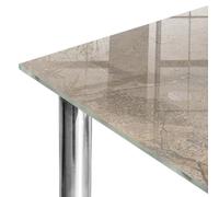 Dessus de Table 100x70 cm | Imprimé Décoratif | Résistant aux Rayures | Élégance subtile | Bords Polis | Plusieurs Tailles | Verre Trempé | pour Table à Manger, Table Basse et Bureau