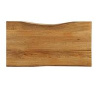Dessus de table 120x60x3,8 cm bord vivant bois massif manguier