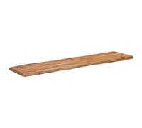 vidaXL Dessus de table rectangulaire 140x40x2,5 cm en bois massif d'acacia multicolore