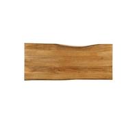 Dessus de table 140x60x2,5 cm bord vivant bois massif manguier