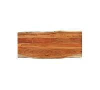 Dessus de table 140x60x3,8cm rectangulaire bois massif d'acacia, dessus de table rectangulaire, dessus de table à manger, planche de remplacement