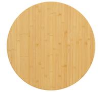 Dessus de table Ø30x2,5 cm bambou dessus de table à manger vidaXL