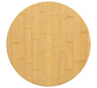 Dessus de table Ø30x2,5 cm bambou dessus de table à manger vidaXL