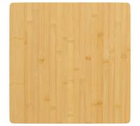 Dessus de table 50x50x2,5 cm bambou dessus de table à manger vidaXL