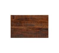 Dessus de table 60x30x2,5 cm rectangulaire bois massif récupéré, dessus de table en bois, dessus de table basse, dessus de table à manger