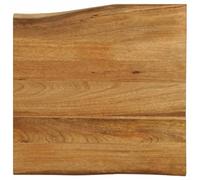 vidaXL Dessus de table en bois massif manguier 60×60×2,5 cm – bord vivant