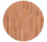 vidaXL Dessus de table rond Ø70 x 1,5 cm Bois massif de hêtre multicolore