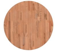 Vidaxl Dessus De Table Ø70x1,5 Cm Rond Bois Massif De Hêtre Multicolore
