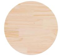 vidaXL Plateau de table 813648 – Rond Ø70 × 2,5 cm, bois massif de pin