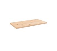 vidaXL Dessus de table rectangulaire 80x40x2,5 cm bois de pin massif 824400