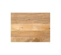 Dessus de table 80x60x2,5 cm rectangulaire bois massif manguier 371468
