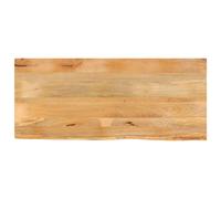 Dessus de table à bord vivant 140x60x2,5cm bois massif manguier vidaXL