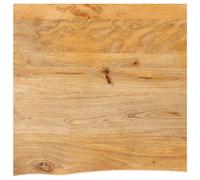 Dessus de table à bord vivant 40x40x3,8 cm bois massif manguier vidaXL