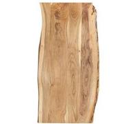 Dessus de table Bois d acacia massif 118x(50 60)x2,5 cm Bois G