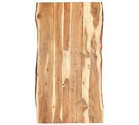 vidaXL Dessus de Table Plateau de Table de Salle à Manger Tablette de Table à Dîner Dessus de Table de Repas 120x(50-60) x3,8 cm Bois d'Acacia Massif