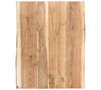 Dessus De Table Bois D'acacia Massif 80x(50-60)X3,8 Cm Vidaxl Vidaxl