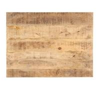 Dessus de table Bois de manguier solide 25-27 mm 80x70 cm