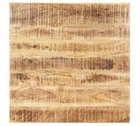 Dessus de table Bois de manguier solide 25-27 mm 80x80 cm