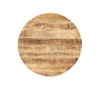 vidaXL Dessus de table rond en bois de manguier solide 15-16 mm 80 cm