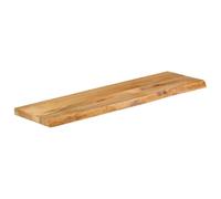 Dessus de Table Bois Manguier Massif 110 x 30 x 3,8 cm Bord Vivant | Bois de manguier massif, bord vivant rustique, surface lisse facile à nettoyer, pour maison ou usage commercial