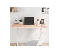 Dessus de table bois massif non traité bordure assortie