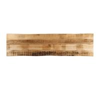 vidaXL Dessus de table bord vivant 180x40x2,5 cm bois de manguier brut multicolore
